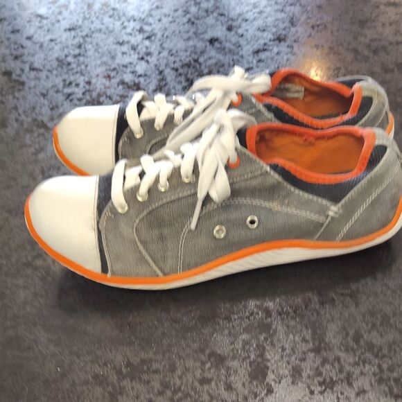 Dr. Scholl's Gray and Orange Sneakers - Picture 3 of 5